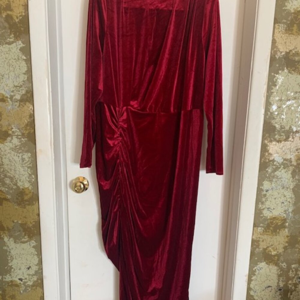 Red Velvet Dress
